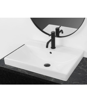 Умывальник (раковина) REA MANDY WHITE белый врезной (REA-U3326)