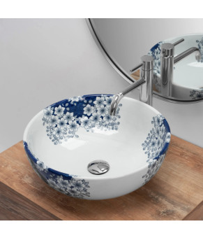 Умывальник (раковина) REA FIORI WHITE белый накладной * (REA-U6520)