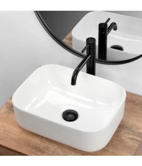 Умывальник (раковина) REA DEMI MINI WHITE белый накладной (REA-U5064)