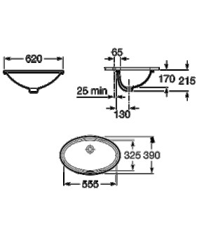 Раковина Roca Grand Berna A327899000