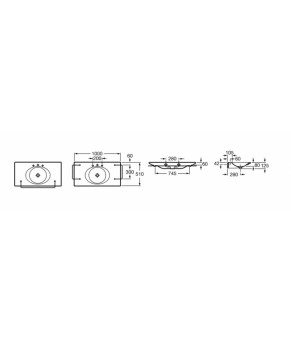 Раковина Roca Kalahari A327897000