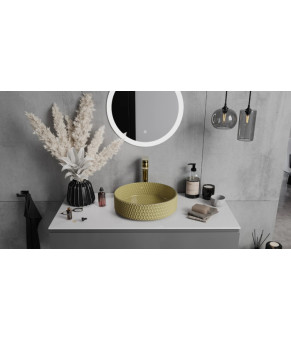 Умывальник (раковина) MEXEN AURA GOLD накладной (MEX-24013950)
