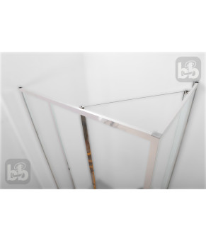 Душевая кабина Volle CRUZE 80*120 см двери складные внутрь профиль хром 1047.134701