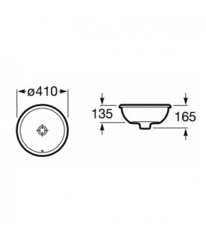 Раковина Roca Foro A327884000