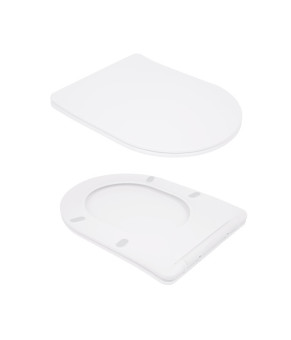Унитаз-компакт Qtap Scorpio безободковый Ultra Quiet Soft-close (QT14226088AW)