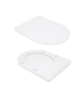 Унитаз-компакт Qtap Scorpio безободковый Ultra Quiet Soft-close (QT14226088AW)