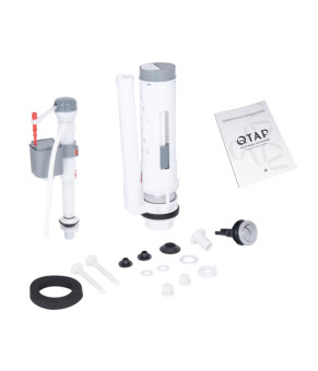 Унитаз напольный Qtap Vlasta Ultra Quiet безобедочный с сиденьем Soft-close WHITE QT28228300W