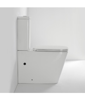 Унитаз-компакт Aquastream Glam с бачком и сиденьем Soft Close дюропласт (18 841)