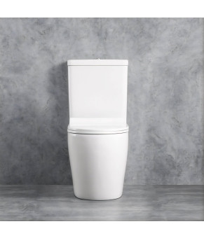 Унитаз-компакт Aquastream Nuoro с бачком и сиденьем дюропласт Ultra Flush (18 843)