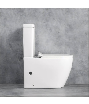 Унитаз-компакт Aquastream Nuoro с бачком и сиденьем дюропласт Ultra Flush (18 843)