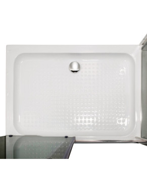 Душевая кабина INSANA Fiona 80 (RC) Grey 110*80*205 мелкий поддон 15 см ( А0059246 )