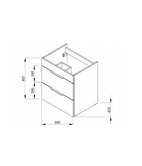 Тумба с раковиной Roca Suit A851182806