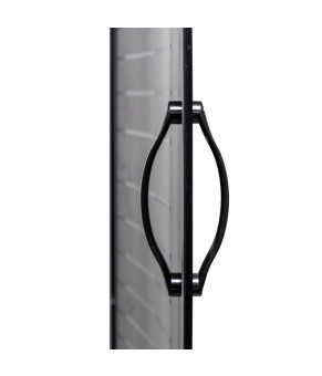 Душевая кабина VIVIA 091 Black s line JK New 90*90*191 низкий поддон ( А0055604 )