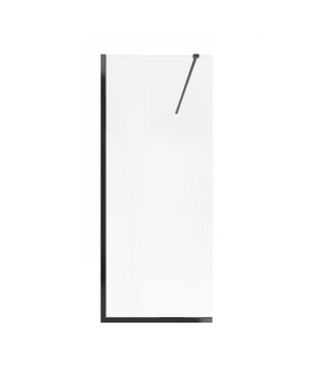 Душевая перегородка Qtap Walk-In Standard BLM209.C8 90х200 см, стекло Clear 8 мм, покрытие CalcLess (SD00051925)