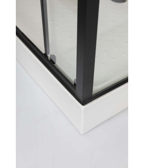 Гидромассажный бокс AquaStream GLS 110SLW ALL BLACKS 110x80x215 см, мелкий поддон (18 849)