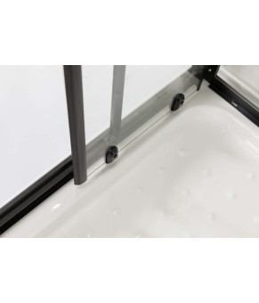 Гидромассажный бокс AquaStream GLS 110SLW ALL BLACKS 110x80x215 см, мелкий поддон (18 849)