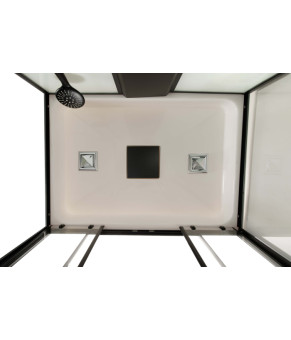 Гидромассажный бокс AquaStream GLS 110SLW ALL BLACKS 110x80x215 см, мелкий поддон (18 849)