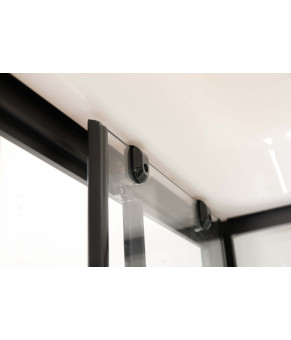 Гидромассажный бокс AquaStream GLS 120SLW ALL BLACKS 120x90x215 см, мелкий поддон (18 850)