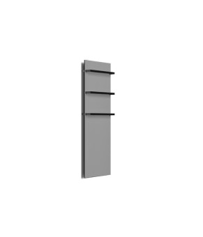 Полотенцесушитель стеклянный ONYX s 3m серая, 470x1200x8 мм, 470 Вт матовый