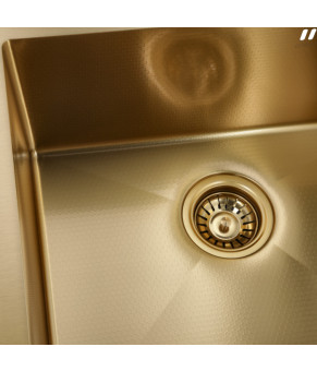 Мойка GRANADO Under top MAX STEEL S201 gold honeycomb (S201)