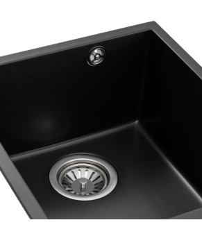 Мойка GRANADO Under top MINI black shine (gr3901)