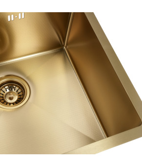 Кухонная мойка GRANADO Galera S201 gold honeycomb 500x500x220