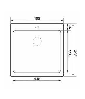 Кухонная мойка GRANADO Galera S201 gold honeycomb 500x500x220