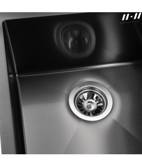Мойка GRANADO Under top STEEL S201 black honeycomb (нержавеющая сталь AISI 201)