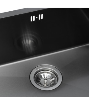 Мойка GRANADO Under top L STEEL S201 black (GS09201B)