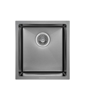 Мойка GRANADO Under top mini STEEL S201 black (GS10201B)