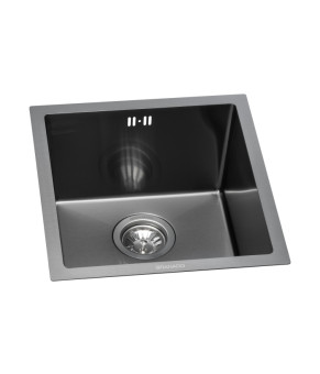Мойка GRANADO Under top mini STEEL S201 black (GS10201B)