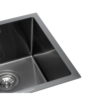 Мойка GRANADO Under top mini STEEL S201 black (GS10201B)