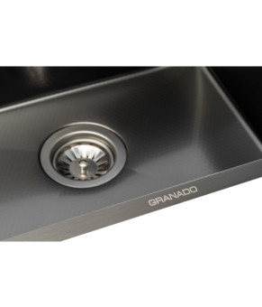 Мойка кухонная GRANADO Under top MAX STEEL S201 black honeycomb (GS07201BH)