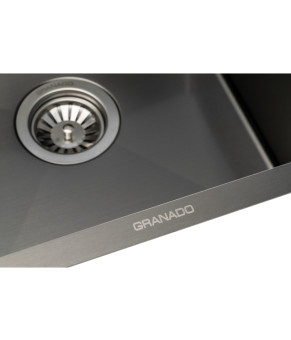 Мойка GRANADO Under top STEEL S201 black (GS08201B)