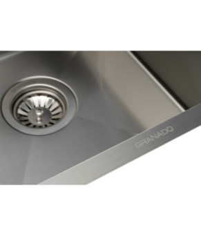 Мойка GRANADO Under top STEEL S304 квадратная под столешницу 389x387x220 (GS08304)