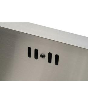 Мойка GRANADO Under top STEEL S304 квадратная под столешницу 389x387x220 (GS08304)