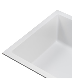 Мойка кухонная GRANADO Under top XL white 600 мм (gr3705)