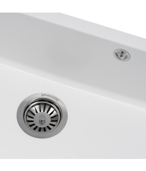 Мойка кухонная GRANADO Under top XL white 600 мм (gr3705)