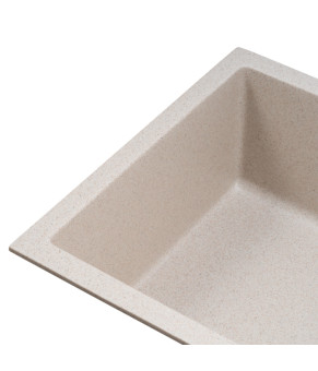 Мойка кухонная GRANADO Under top XL terra прямоугольная, Nanogranite, 600 мм (gr3703)