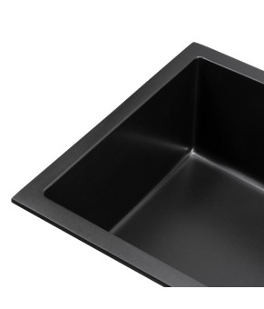 Мойка кухонная GRANADO Under top XL Black shine (gr3701)