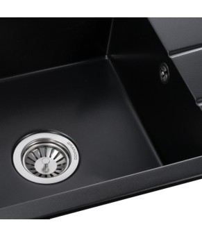 Кухонная мойка GRANADO Navia Black Shine 775x495x215 (gr3801)