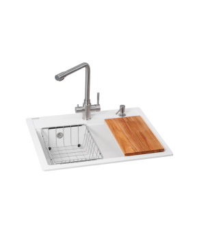 Кухонная станция GRANADO Optimal Artes white (700 мм)