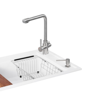 Кухонная станция GRANADO Optimal Estella white (780x500x210)