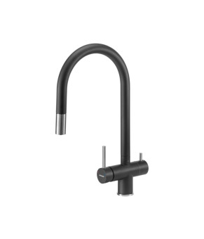 Смеситель для кухни GRANADO Ferrol Black shine (gz0701)