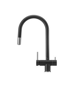 Смеситель для кухни GRANADO Ferrol Black shine (gz0701)