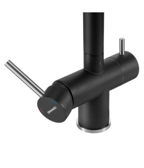 Смеситель для кухни GRANADO Ferrol Black shine (gz0701)