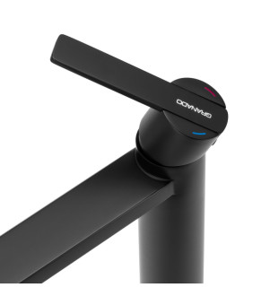 Смеситель для раковины GRANADO Berga alto Black (gz0901A)