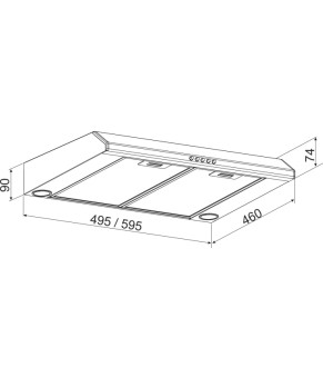 Вытяжка GRANADO Toses 1603-450 Black (GCH1016345011)