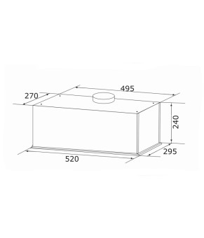 Вытяжка GRANADO Palamos 1614-1200 White glass (GCH486455)