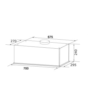 Вытяжка кухонная GRANADO Palamos 4713-1200 Black glass (GCH4713120011)
